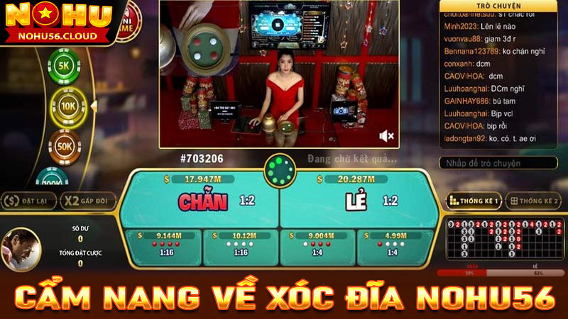 Cẩm nang chung về sảnh game xóc đĩa Nohu56