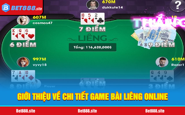 Giới thiệu về chi tiết game bài Liêng online 